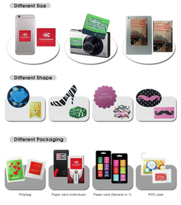 Nettoyant d'écran en microfibre adhésif <span class=keywords><strong>mobile</strong></span>, tissu uni réutilisable, autocollant, feuille de sublimation - Product Image 6