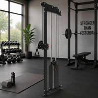 Station de musculation murale à câble unique avec pile de poids à broches, appareil de musculation fonctionnel pour la maison, machine à câble à poulie réglable