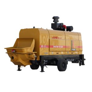 Pompe à béton sur remorque JIUHE, moteur diesel électrique, divers modèles, meilleur prix - Product Image 1