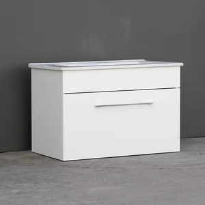 Mueble de Baño Flotante Moderno de MDF de 590 mm con <span class=keywords><strong>Lavabo</strong></span> de Cerámica de 24 Pulgadas - Product Image 3