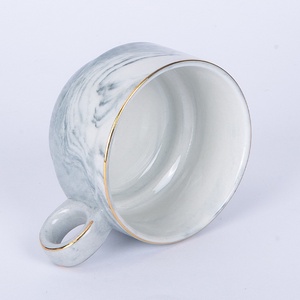 Taza con patrón de mármol nórdico de moda creativa, estante de almacenamiento de cerámica de porcelana exclusivo transfronterizo, estante de exhibición para café - Product Image 3