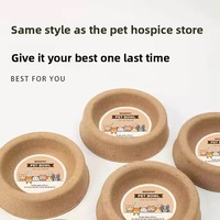 Produits funéraires chinois faits main transfrontaliers : Bols pour animaux de compagnie, brûleurs d'encens pour cérémonies commémoratives, pour chats et chiens, pour la septième journée