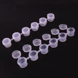 2 мл 3 мл 5 мл * 6 пластиковые пустые горшки полоски для DIY краски по номерам - Product Image 1
