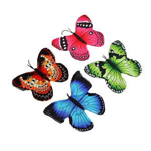 หมอนผีเสื้อขนาด50ซม. หมอนอิงในรถยนต์โซฟายัดไส้รูปสัตว์น่ารักปักอย่างนุ่มพิเศษใส่ได้ทั้งชายและหญิง - Product Image 4