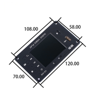 Carte décodeur MP4/MP5/WAV 2,8 pouces HD Bluetooth 5.0 Lecteur de disque dur prend en charge le calendrier, l'horloge et la fonction réveil