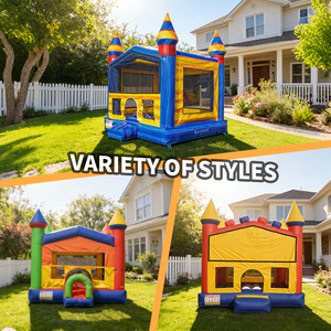 Castillo Hinchable Comercial Personalizado de PVC de Fácil Montaje con Capacidad de 100 kg para Fiestas Infantiles Parque Seguro - Product Image 5