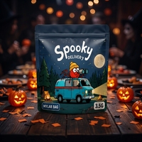 Sachets personnalisés refermables pour échantillons de snacks, 5x8, 8x12, en Mylar, imprimés sur mesure, petits emballages alimentaires