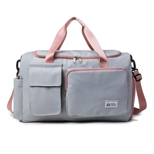 Custom Logo Oxford Fashion Waterproof Dry Wet Separation Short-Distance Zipper Closure Convenient Cheap Trolley Travel Bags - Product Image 6