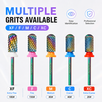 Meilleures ventes : Embouts de ponceuse à ongles en carbure de tungstène pour ponceuse électrique, modèles Volcano 3XC 4XC 5XC, à pointe lisse et arrondie, forme baril large