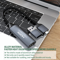 Tarjeta Capturadora de Video HDMI a USB 3.0 2.0 Tipo C 4K, Adaptador de Captura 1080P, Dispositivo de Grabación de Pantalla para Streaming, Juegos y Transmisión