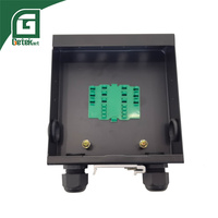 Geteknet OEM Boîtier de terminaison fibre optique non équipé 4, 6, 8, 12 ports, support mural métallique pour rail DIN, mini panneau de brassage ODF