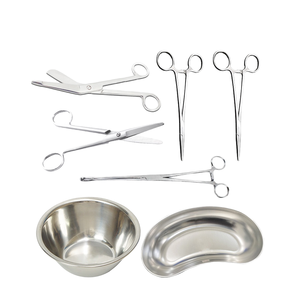 ชุดเครื่องมือผ่าตัดเล็ก ชุดอุปกรณ์ทำแผลสแตนเลส ชุดอุปกรณ์ผ่าตัด ชุดเครื่องมือแพทย์ ชุดอุปกรณ์ผ่าตัดโรงพยาบาล - Product Image 1
