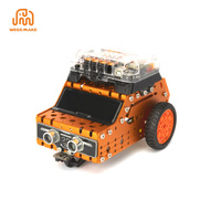 WeeeBot Kit de Robot STEM 3 en 1 con Control Remoto de Metal, Programación DIY Weeecode, Educación Infantil, Placas Maker, Tipo ESP8266, Regalo