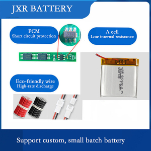 JXR403048 Ul1642 PSE CE 파우치형 솔리드 스테이트 리튬 이온 배터리 500mAh 3.7v 고에너지 밀도 태양 에너지 저장 2년 보증 - Product Image 6