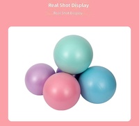 Petit ballon de Pilates souple en PVC, mini ballon de fitness pour le yoga, l'exercice et l'entraînement à l'équilibre, logo personnalisé acceptable