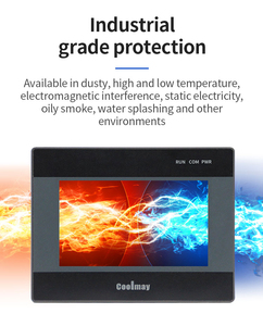 Coolmay оригинальный 4,3 дюймов EX3S-8043H 12 цифровой вход 12 цифровой выход MODBUS <span class=keywords><strong>RTU</strong></span> RS485 Сенсорная панель HMI PLC All-<span class=keywords><strong>in</strong></span>-one - Product Image 3
