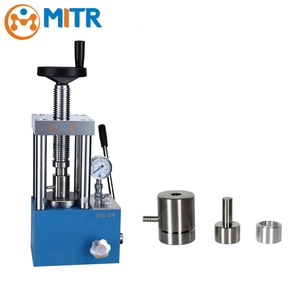 Máquina de <span class=keywords><strong>prensa</strong></span> hidráulica manual de laboratorio MITR 24T <span class=keywords><strong>Prensa</strong></span> XRF con tamaño de molde opcional - Product Image 4