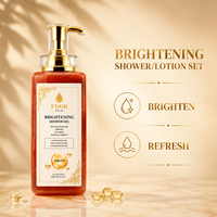 Lotion douche éclaircissante de haute qualité, gel nettoyant corporel, gommage corporel, lotion blanchissante pour tous types de peau, OEM
