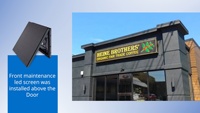 Écran d'affichage extérieur P4 pour devanture de magasin, panneau publicitaire vidéo LED extérieur, panneau d'affichage, enseignes LED ouvertes