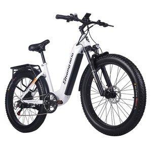Bicicleta Eléctrica Sheng Milo Mx06 City, Bicicleta de Montaña de 500W con Neumáticos Gruesos Todoterreno de 26 Pulgadas y Motor - Product Image 4