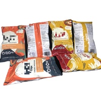 Sacs d'emballage refermables en PLA compostables et biodégradables pour chips, aliments pour animaux et nouilles (certifiés BPI)