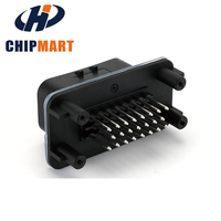 Carcasa Trasera D-SUB Chipmart 10314-3210-006 de 14 Posiciones, Blindada contra EMI RFI, de Plástico ABS, Conector Recto para Entrada de Cable
