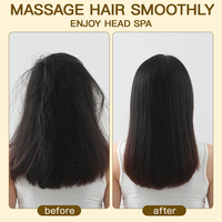 Nouvelle Brosse à Cheveux de Coiffure à Double Usage Sec et Humide Antistatique et Apaisante pour le Massage du Cuir Chevelu