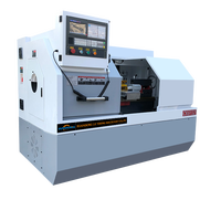 Diskon mesin bubut sistem Fanuc CK6132, poros mesin CNC Taiwan