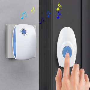 36 musique sécurité <span class=keywords><strong>batterie</strong></span> étanche 12v dc bienvenue maison cloche sonnerie sans fil sonnettes bouton 1 2 3 récepteurs sans fil <span class=keywords><strong>sonnette</strong></span> de porte - Product Image 2