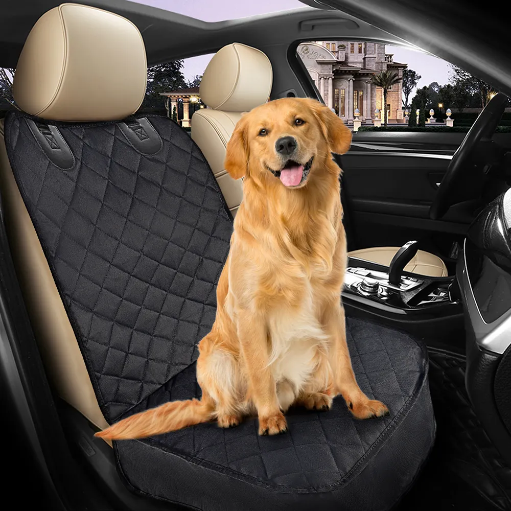 Funda fuerte para asiento delantero de mascotas, perros con solapas laterales duradera para, se adapta a la mayoría de los coches, fundas para juegos de camiones