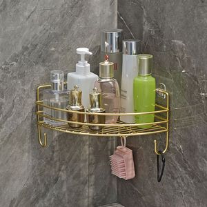Bathroom <b>Corner</b> Shelf Iron Wall Mounted Circular Modern Design <b>Shower</b> <b>Storage</b> Rack - Product Image 4