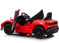 Voiture électrique pour enfants sous licence, en plastique, batterie 12V, 4 moteurs, télécommande 2.4G, voiture de sport électrique, 3-8 ans