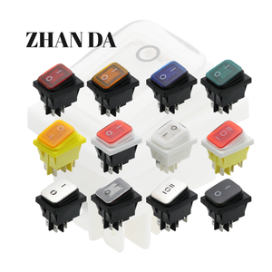 Kcd4 không thấm nước Silicone Rocker chuyển đổi 16A 250V on off thuyền Xe thiết bị chuyển đổi quyền lực tùy chọn cho đa màu sắc - Product Image 1