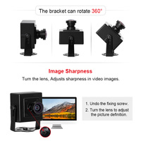Cámara Industrial/Robótica Mini USB 4K Ultra HD MJPG/YUY2 con Sensor CMOS Imx415 de 8MP, 2.8mm, 105 sin Distorsión, 1/2.8\", UVC