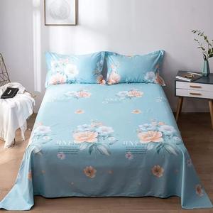 Vente <span class=keywords><strong>en</strong></span> gros de draps de <span class=keywords><strong>lit</strong></span> <span class=keywords><strong>en</strong></span> coton 100% à motifs floraux, <span class=keywords><strong>drap</strong></span> <span class=keywords><strong>plat</strong></span> <span class=keywords><strong>pour</strong></span> la maison et l'hôtel, vente chaude <span class=keywords><strong>pour</strong></span> les textiles de salon - Product Image 5