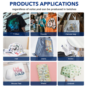 Dễ dàng để hoạt động 60cm UV dtf máy in T-Shirt mực tự động cung cấp mực trắng tự động lưu thông hệ thống dtf quần áo máy in - Product Image 5