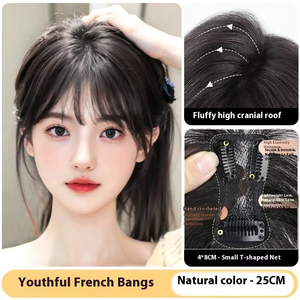 <span class=keywords><strong>Flequillo</strong></span> Francés 3D <span class=keywords><strong>de</strong></span> Cabello Remy para Mujer, <span class=keywords><strong>Flequillo</strong></span> <span class=keywords><strong>Natural</strong></span> para la Frente, Suplemento Superior para Dar Volumen, <span class=keywords><strong>Flequillo</strong></span> Recto, Solo en Color Oscuro - Product Image 6