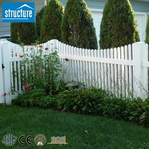 Hàng Rào Ngôi Sao Di Động Mới Hàng Rào Nhựa Vinyl Pcv Sân Chơi Sân Vườn Nhỏ Màu Trắng - Product Image 3