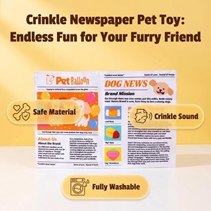 Jouet à mâcher durable pour chien en tissu Oxford à motif de dessin animé avec design ballon et son froissé pour le nettoyage des dents – Vente directe usine Chine - Product Image 2