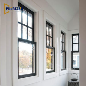 Finestra a scomparsa singola in alluminio in stile americano per una piccola casa - Product Image 4