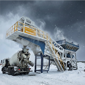 Siap Kirim Mobile Concrete Batch <span class=keywords><strong>Plant</strong></span> YHZS75 Kapasitas Tinggi Dengan Sistem Kontrol Rusia untuk Pasar Kazakhstan - Product Image 4