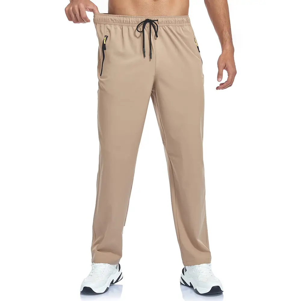 Pantaloni Casual Casual eleganti con Logo estivo di tendenza Premium da uomo pantaloni larghi in seta di ghiaccio nuovi pantaloni sportivi ad asciugatura rapida