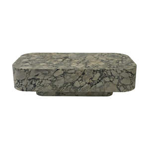 Moderna sala mobília retangular mármore mesa de café mesa - Product Image 2