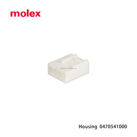 0470541000 Molex Automotive 4 Connecteurs rectangulaires-Boîtiers Adaptateur de prise Contacts en alliage de cuivre Ivoire 0.100 "(2.54mm)