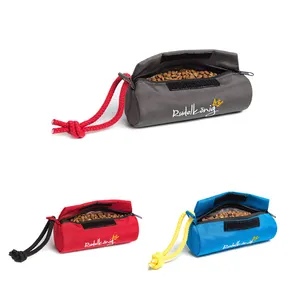 Personalizzato all'ingrosso Pet Outdoor Travel Training Dummy Fetch Snack Treat Pouch Bag accessori per cani marsupio