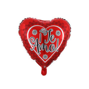 DJTSN 18 pulgadas globo español TE AMO Día de San Valentín globo de aluminio suministros de decoración de la boda crear ambiente romántico - Product Image 5