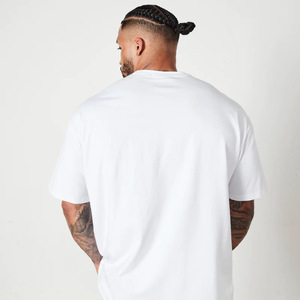 Tùy Chỉnh Màn Hình In Logo T-Shirt Chất Lượng Cao Trống 100% Cotton Unisex Pro Câu Lạc Bộ Quá Khổ Thời Trang Đường Phố Nặng T Áo Sơ Mi Cho Nam Giới - Product Image 2