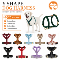 Fabrik-OEM Premium Gewebtes Jacquard-Hundegeschirr Atmungsaktives Welpen-Geschirr Langlebiges Weiches Netzgeschirr Maßgefertigtes Hundegeschirr-Set