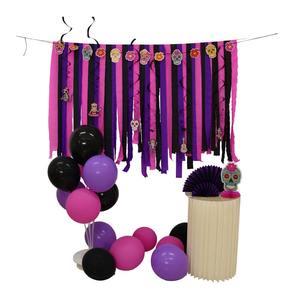 EAST TERN Vente en gros Décoration en papier crépon et feuille en spirale pour le <span class=keywords><strong>Jour</strong></span> des Morts, les fournitures de fête, la remise des diplômes et Noël - Product Image 1