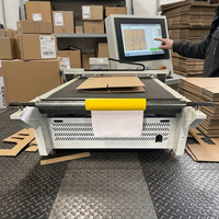 Plotter de corte de cama plana CNC con cuchilla vibratoria y alimentación automática para pegatinas, tableros KT y cajas